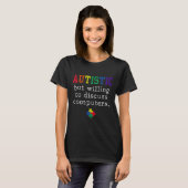 Autism Awareness Computer Engineer Autistic Kinder T-shirt (Voorkant volledig)