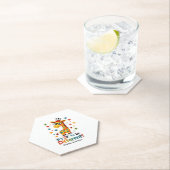 Autism Awareness Cute Giraffe Animal Its Ok To Be Kartonnen Onderzetters (Insitu)