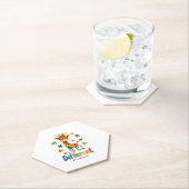 Autism Awareness Cute Giraffe Animal Its Ok To Be Kartonnen Onderzetters (Insitu)