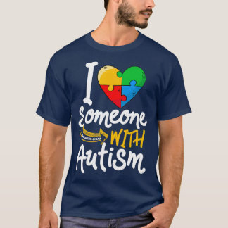 Autism Awareness Daughter in law I Love Iemand WiF T-shirt