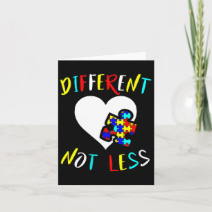 Autism Awareness Design Gift ander niet minder voo Kaart