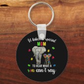 Autism Awareness Family Support Sleutelhanger (Voorkant)