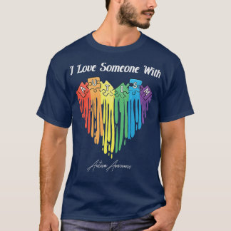 Autism Awareness for mam Dad Grandma SisterSuppor T-shirt