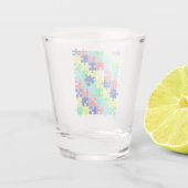 Autism Awareness fulfilltion Shot Glas (Achterkant)