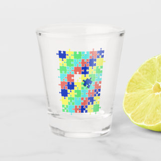 Autism Awareness fulfilltion Shot Glas