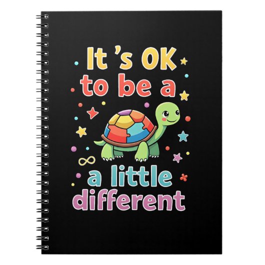 Autism Awareness It's Ok To Be A Little Different Notitieboek (Voorkant)