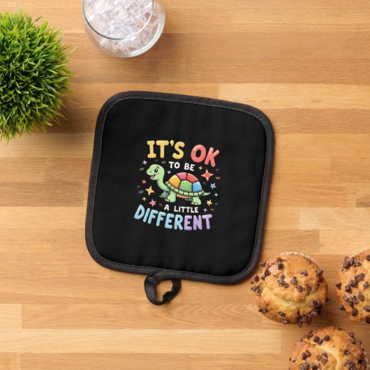 Autism Awareness It's Ok To Be A Little Different Pannenlap (Top down)