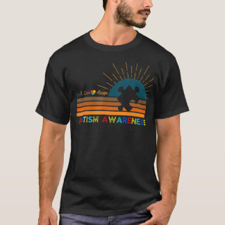 Autism Awareness jaren 70, 80, Autism Mam Pap Pu T-shirt