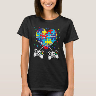 Autism Awareness Maand Day Puzzle Game Video Games T-shirt