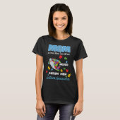Autism Awareness Mam Moeder Love Proud Autisme Mam T-shirt (Voorkant volledig)