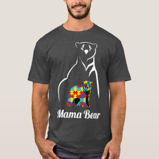 Autism Awareness Mama Beer Ma Support Autistic T-shirt