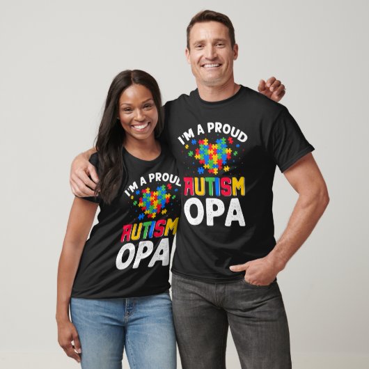 Autism Awareness Matching Family I'm a Proud Autis T-shirt (Unisex)