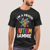 Autism Awareness Matching Family I'm a Proud Autis T-shirt (Voorkant)