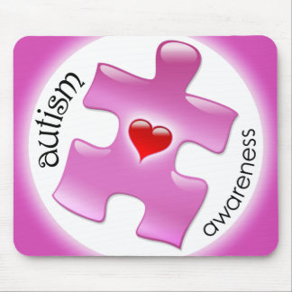 Autism Awareness Mousepad - Roze Muismat
