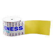 Autism Awareness Pattern Ribbon Grosgrain Lint (Spoel)