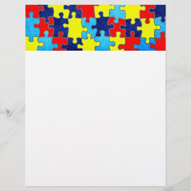 Autism Awareness-Puzzle door Shirley Taylor (Voorkant)