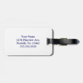 Autism Awareness-Puzzle door Shirley Taylor Bagagelabel (Achterkant horizontaal)