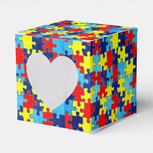 Autism Awareness-Puzzle door Shirley Taylor Bedankdoosjes (Voorkant Zijde)