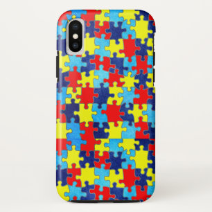 Autism Awareness-Puzzle door Shirley Taylor iPhone X Hoesje