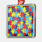 Autism Awareness-Puzzle door Shirley Taylor Metalen Ornament (Links)