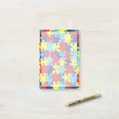 Autism Awareness-Puzzle door Shirley Taylor Post-it® Notes (Op bureau)