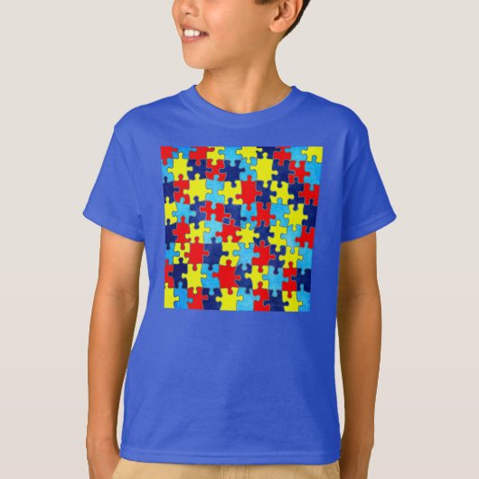 Autism Awareness-Puzzle door Shirley Taylor T-shirt (Voorkant)