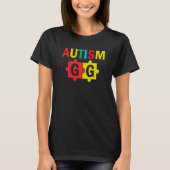 Autism Awareness Puzzle Ribbon Proud Autism Gg T-shirt (Voorkant)