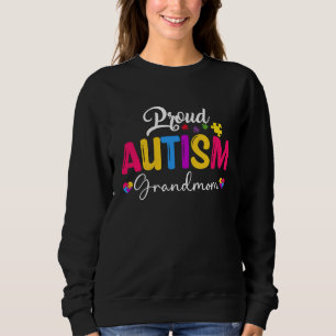 Autism Awareness Puzzle Ribbon Proud Autism Grand Trui