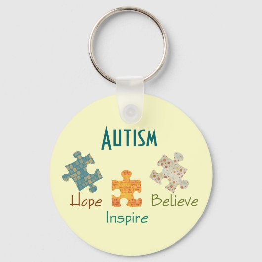 Autism Awareness Sleutelhanger (Voorkant)