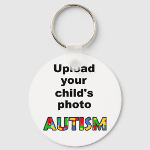 Autism Awareness Sleutelhanger I Love Customize