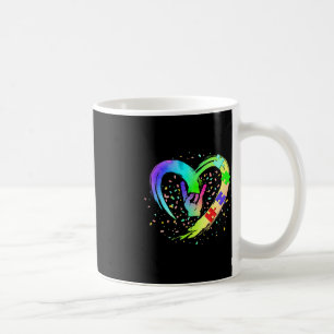 Autism Awareness Special Ed Teacher ASL Sign Langu Koffiemok