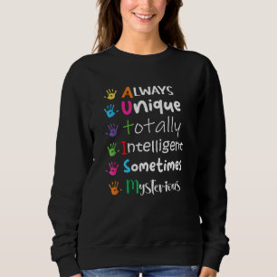 Autism Awareness Support Autism Kids For Mom Dad 2 Trui