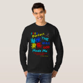 Autism Bible 1 Peter Perfect God Made Me Unmasking T-shirt (Voorkant volledig)