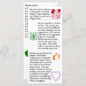 Autism Birthday Boy Flat Card (Voorkant / Achterkant)