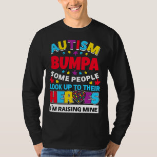 Autism Bumpa Mensen kijken op hun helden in de Mi T-shirt