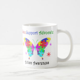 Autism Butterfly Koffiemok