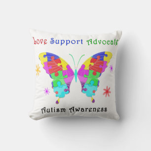 Autism Butterfly Kussen