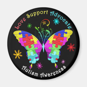 Autism Butterfly Magneet