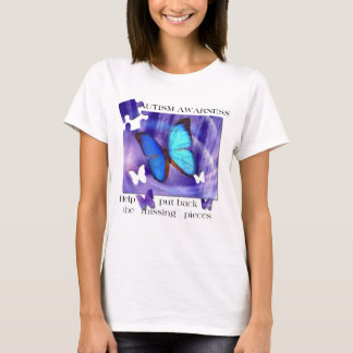 Autism Butterfly Puzzle T-shirt