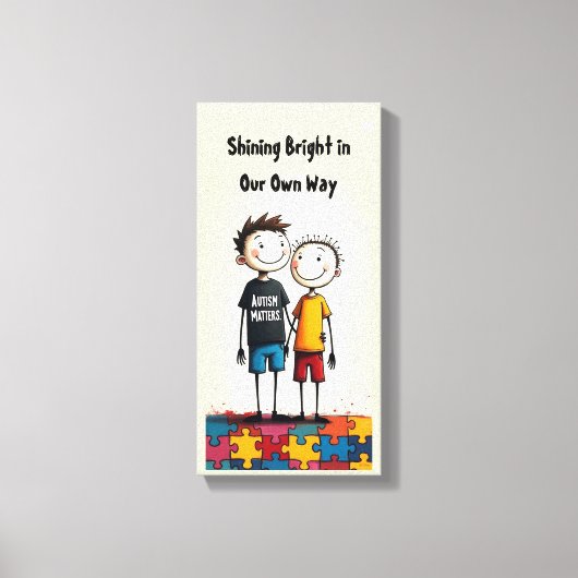 Autism Canvas Afdruk (Voorkant)