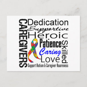 Autism Caregivers Collage Briefkaart