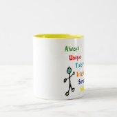 Autism Coffee-Mok Tweekleurige Koffiemok (Center)