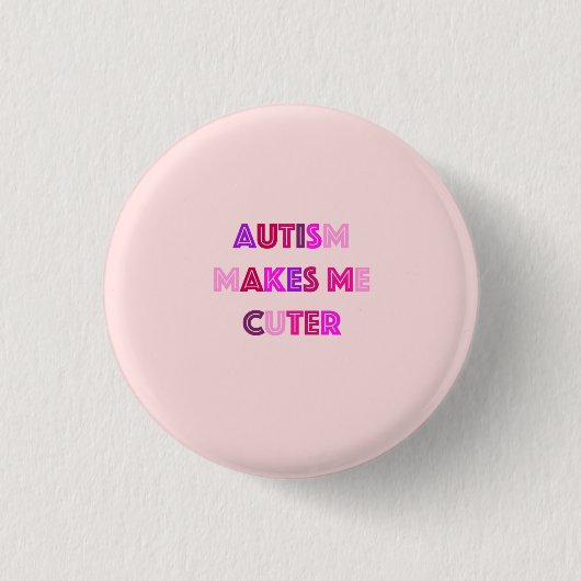Autism Cute Button (Voorkant)