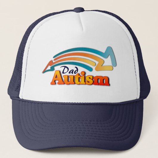 Autism Dad Trucker Hat Pet (Voorkant)