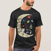 Autism Dochter U zult nooit-enkel-steun Fa T-shirt (Voorkant)