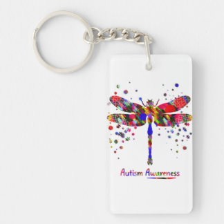Autism Dragonfly Sleutelhanger