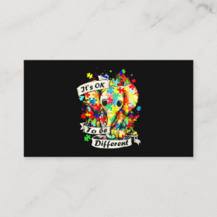 Autism Elephant Puzzle is oké om een andere moeder Visitekaartje