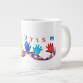 Autism Extra Grote Beker (Voorkant rechts)
