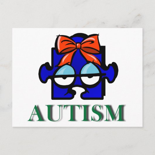 Autism Face Briefkaart (Voorkant)