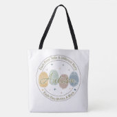 Autism Fingerprint/Quote Tote Bag (Devant)